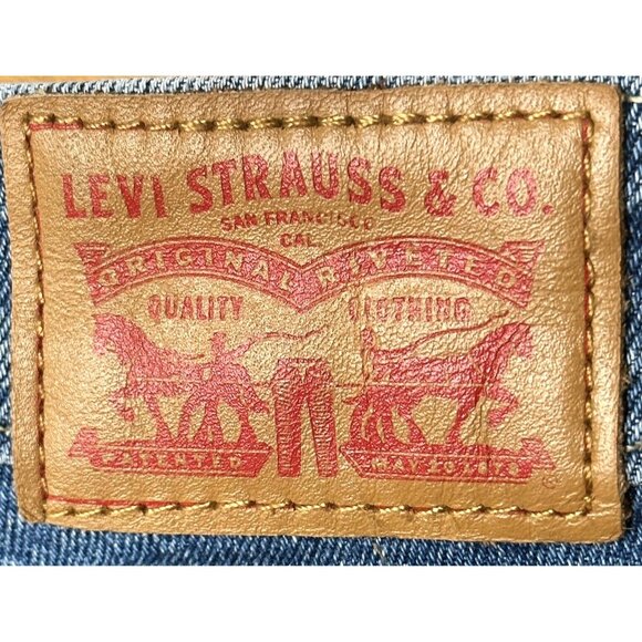 Levi's Womens Jeans 70's High Rise Bell Bottom Flare Distressed Cotton Sz 26x26 - Picture 10 of 16
